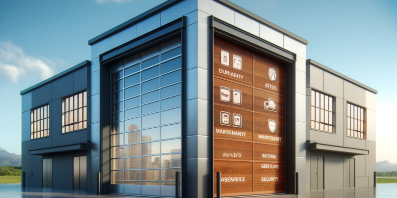 5 Factors to Choose Between Steel and Wood for Commercial Garage Doors